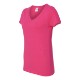 Gildan® Heavy Cotton™ 100% Cotton Ladies' V Neck Tee