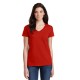 Gildan® Heavy Cotton™ 100% Cotton Ladies' V Neck Tee