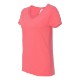 Gildan® Heavy Cotton™ 100% Cotton Ladies' V Neck Tee