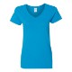Gildan® Heavy Cotton™ 100% Cotton Ladies' V Neck Tee