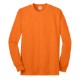 Port & Company® 50/50 Cotton/Poly Men's Long Sleeve Tee, Safety Colors