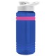 Grip Stripe Tritan™ Bottle, 20oz. - Drink Thru Lid