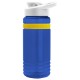 Grip Stripe Tritan™ Bottle, 20oz. - Drink Thru Lid