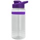 Grip Stripe Tritan™ Bottle, 20oz. - Drink Thru Lid