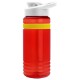 Grip Stripe Tritan™ Bottle, 20oz. - Drink Thru Lid