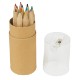 Colored Pencil 12-Piece Set in Tube w/ Sharpener
