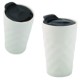 Golf Ball Dimpled Ceramic Travel Mug, 10oz.