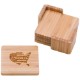 Square Bamboo Coaster Set