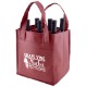 Convertible Six Bottle Non Woven Wine Tote
