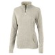 Charles River® Heathered Fleece Ladies' Quarter Zip