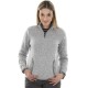 Charles River® Heathered Fleece Ladies' Quarter Zip