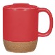 Quiver Cork Base Ceramic Mug, 14oz.