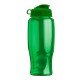 Transparent Grip Poly-Pure Sport Bottle, 27oz. - Flip Top Lid