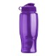 Transparent Grip Poly-Pure Sport Bottle, 27oz. - Flip Top Lid