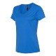 Hanes Nano-T® Ringspun Cotton Ladies' V Neck Tee