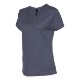 Hanes Nano-T® Ringspun Cotton Ladies' V Neck Tee