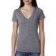 Next Level® Tri-Blend Ladies' Deep V Neck Tee