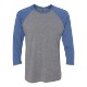 Next Level® Tri-Blend Unisex Baseball 3/4-Sleeve Tee