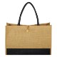 Jute Box Tote Bag
