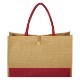 Jute Box Tote Bag