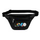 Three-Zipper 600D Polyester Fanny Pack