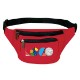 Three-Zipper 600D Polyester Fanny Pack