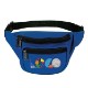 Three-Zipper 600D Polyester Fanny Pack