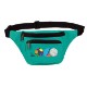 Three-Zipper 600D Polyester Fanny Pack