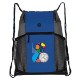 Two-Tone Multi-Pocket 300D Polyester Drawstring Backpack