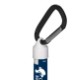 Unflavored Soy Lip Balm in White Tube w/ Hook Cap & Carabiner, SPF-30