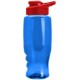 Transparent Grip Poly-Pure Sport Bottle, 27oz. - Drink Thru Lid