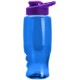 Transparent Grip Poly-Pure Sport Bottle, 27oz. - Drink Thru Lid