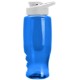 Transparent Grip Poly-Pure Sport Bottle, 27oz. - Drink Thru Lid