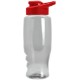 Transparent Grip Poly-Pure Sport Bottle, 27oz. - Drink Thru Lid