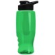Transparent Grip Poly-Pure Sport Bottle, 27oz. - Drink Thru Lid