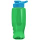 Transparent Grip Poly-Pure Sport Bottle, 27oz. - Drink Thru Lid