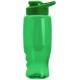 Transparent Grip Poly-Pure Sport Bottle, 27oz. - Drink Thru Lid