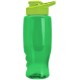 Transparent Grip Poly-Pure Sport Bottle, 27oz. - Drink Thru Lid