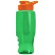 Transparent Grip Poly-Pure Sport Bottle, 27oz. - Drink Thru Lid