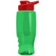 Transparent Grip Poly-Pure Sport Bottle, 27oz. - Drink Thru Lid