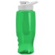 Transparent Grip Poly-Pure Sport Bottle, 27oz. - Drink Thru Lid