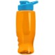 Transparent Grip Poly-Pure Sport Bottle, 27oz. - Drink Thru Lid