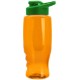 Transparent Grip Poly-Pure Sport Bottle, 27oz. - Drink Thru Lid