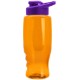 Transparent Grip Poly-Pure Sport Bottle, 27oz. - Drink Thru Lid