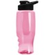 Transparent Grip Poly-Pure Sport Bottle, 27oz. - Drink Thru Lid