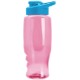 Transparent Grip Poly-Pure Sport Bottle, 27oz. - Drink Thru Lid