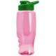 Transparent Grip Poly-Pure Sport Bottle, 27oz. - Drink Thru Lid