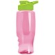 Transparent Grip Poly-Pure Sport Bottle, 27oz. - Drink Thru Lid