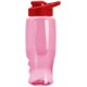 Transparent Grip Poly-Pure Sport Bottle, 27oz. - Drink Thru Lid