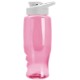 Transparent Grip Poly-Pure Sport Bottle, 27oz. - Drink Thru Lid